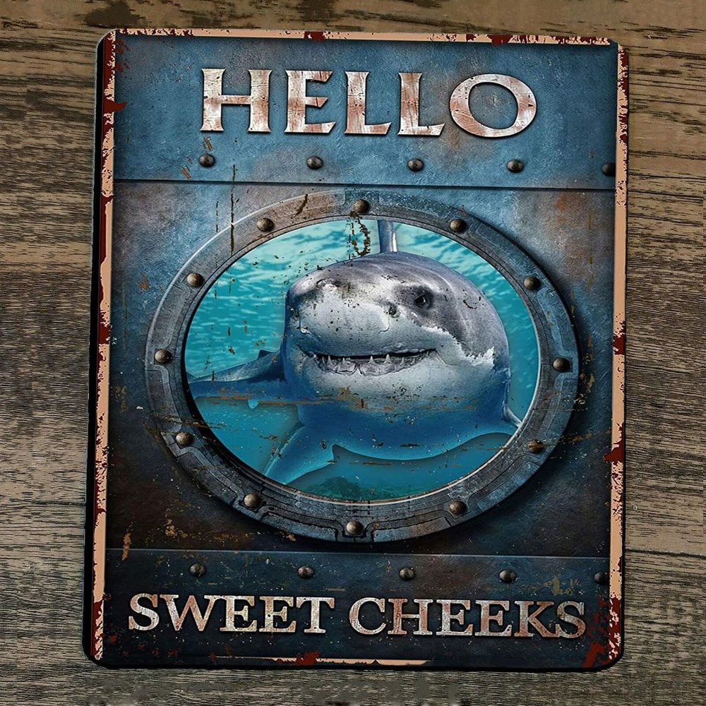 Mouse Pad‎ Hello Sweet Cheeks Shark